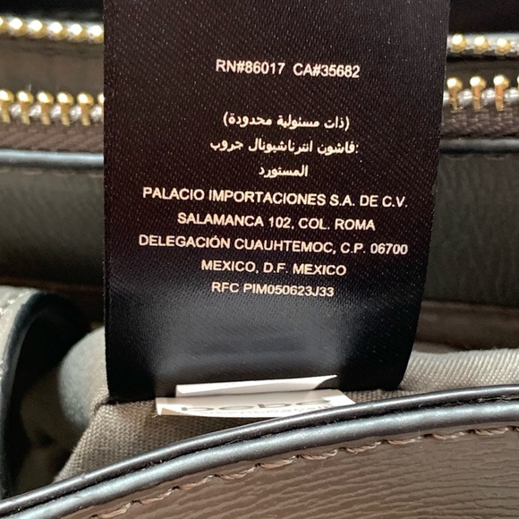 🎉4x Host Pick!🎉 Bebe gray tote bag gold includes removable shoulder strap NWOT - Picture 15 of 16